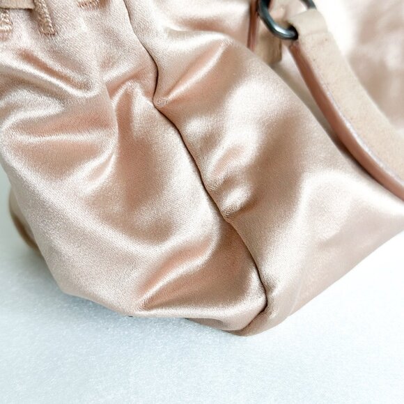 Prada Satin Blush/Champagne Small Bag - Picture 4 of 16